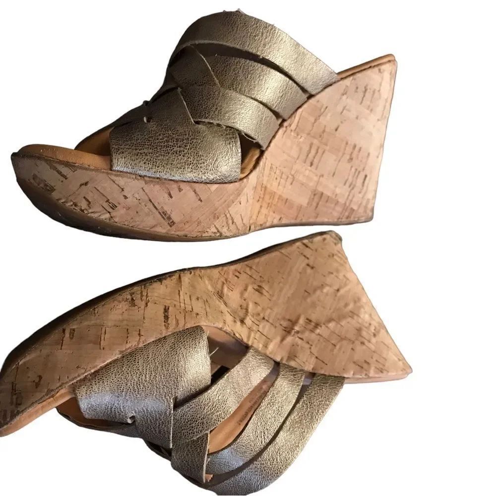 Korks size 8 wedge high sandal excellent condition see pics purchased @Nordstrom
